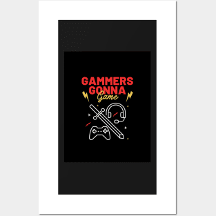 v is for video games funny valentines day gamer Posters and Art